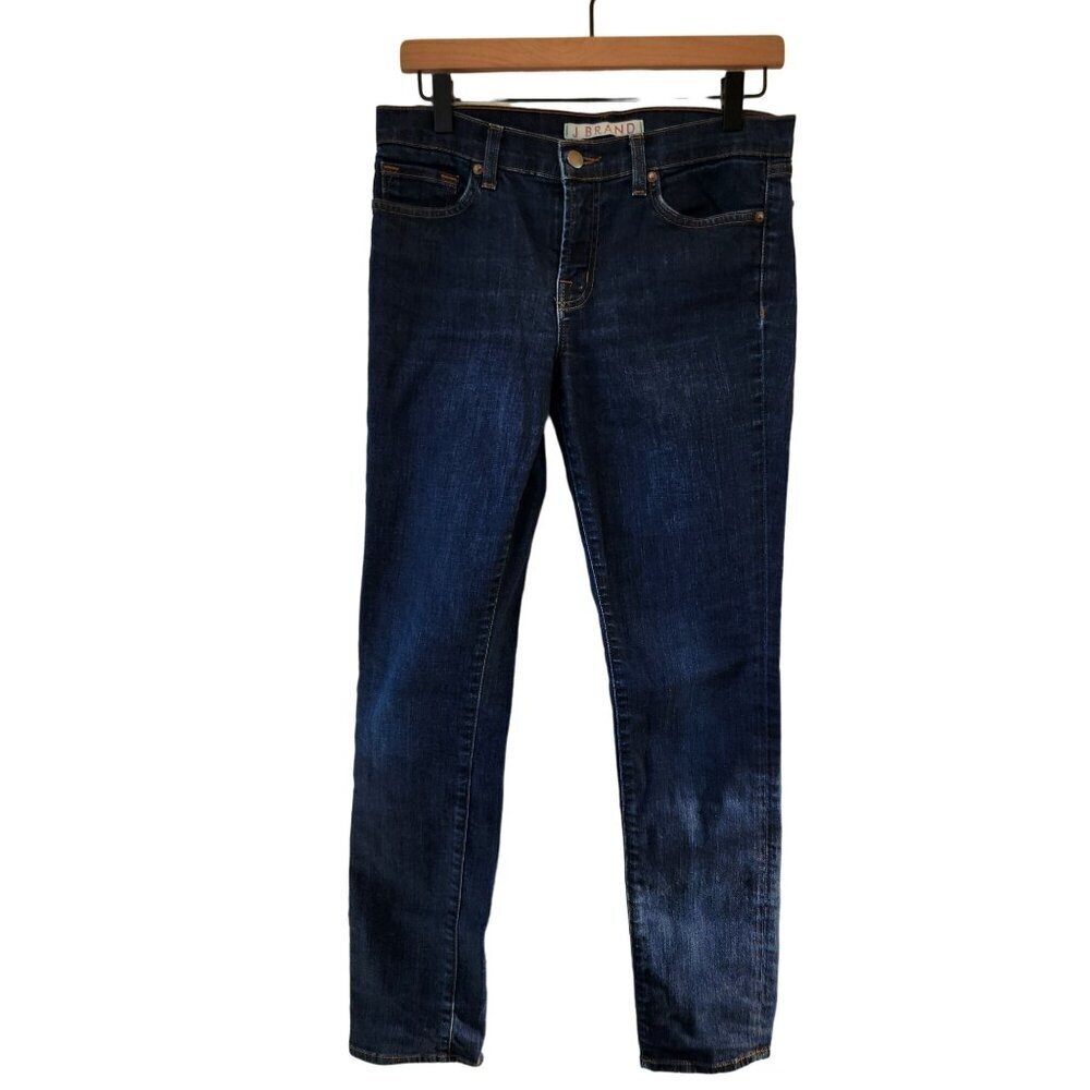 J Brand Dark Wash Skinny Jeans Stretchy Classic Fit Denim Women's 28